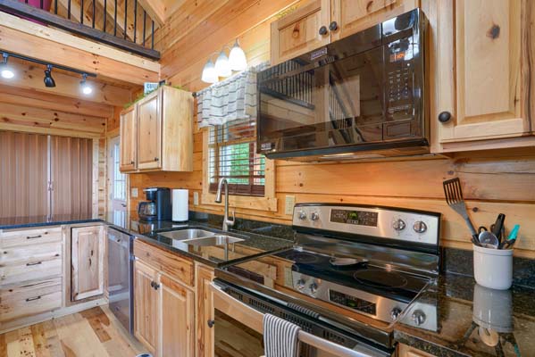 Kitchen and dining area