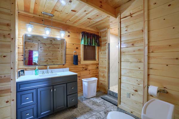 Loft bathroom vanity