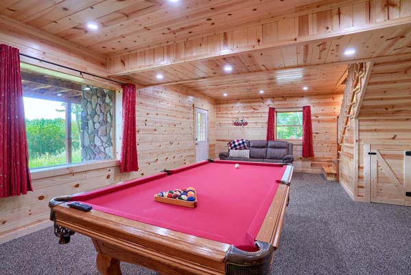 Lower level game room
