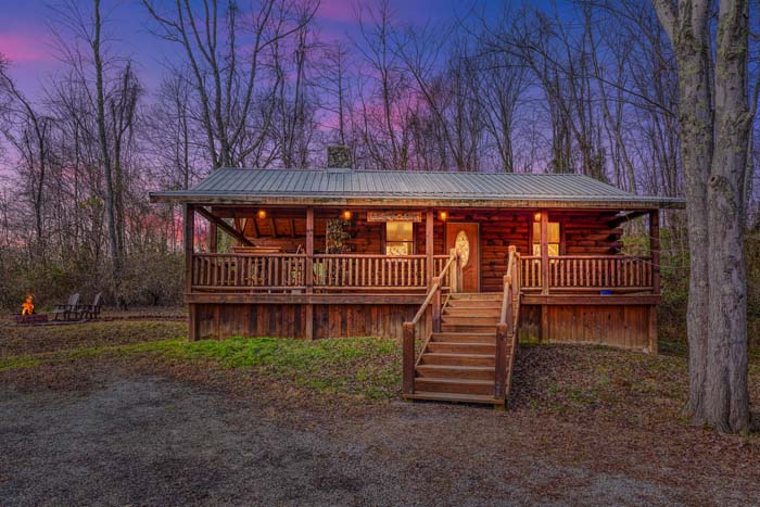 Entryway to the cabin