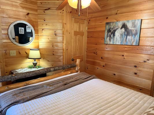 Lonestar Cabin in Hocking Hills, photo 48 of the cabin, decks and interior