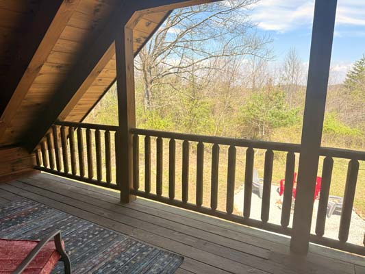 Lonestar Cabin in Hocking Hills, photo 40 of the cabin, decks and interior